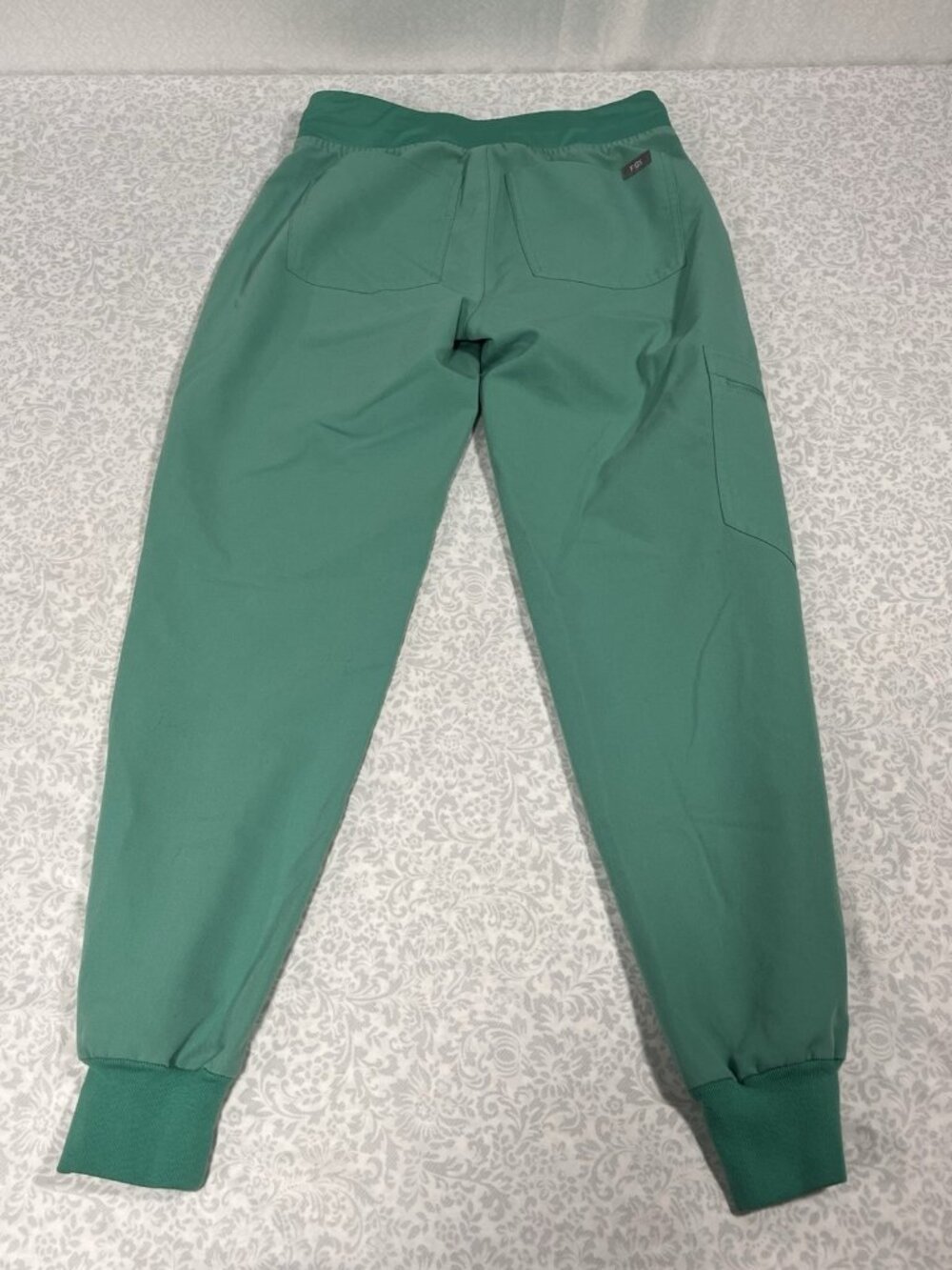 FIGS Jogger Scrub Pants XXS Petite Green Technical Collection Womens W18SW2005P - Picture 5 of 6